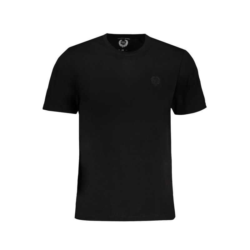 GIAN MARCO VENTURI HERREN-KURZÄRMELIGES T-SHIRT SCHWARZ