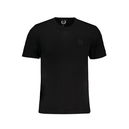 GIAN MARCO VENTURI HERREN-KURZÄRMELIGES T-SHIRT SCHWARZ