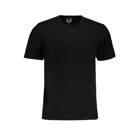 GIAN MARCO VENTURI HERREN-KURZÄRMELIGES T-SHIRT SCHWARZ