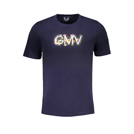 GIAN MARCO VENTURI HERREN-KURZÄRMELIGES T-SHIRT BLAU