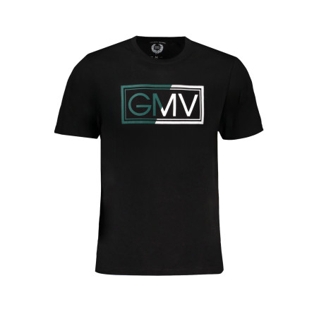 GIAN MARCO VENTURI HERREN-KURZÄRMELIGES T-SHIRT SCHWARZ