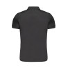 GIAN MARCO VENTURI SCHWARZES KURZÄRMELIGES POLOSHIRT FÜR HERREN