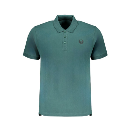 GIAN MARCO VENTURI GRÜNES KURZÄRMELIGES HERREN-POLOSHIRT