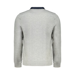GIAN MARCO VENTURI HERREN-SWEATSHIRT MIT GRAUEM ZIP