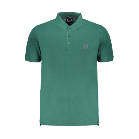 GIAN MARCO VENTURI GRÜNES KURZÄRMELIGES HERREN-POLOSHIRT