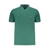 GIAN MARCO VENTURI GRÜNES KURZÄRMELIGES HERREN-POLOSHIRT