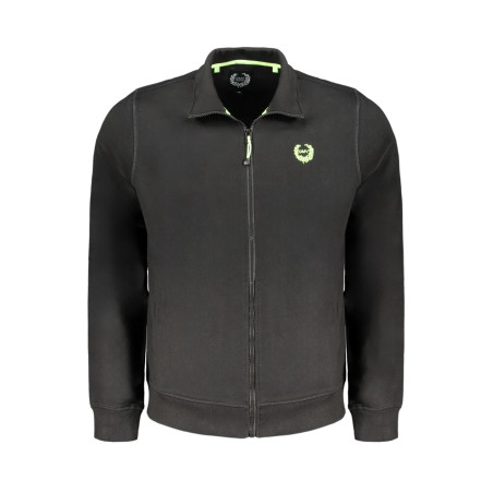 GIAN MARCO VENTURI HERREN-SWEATSHIRT MIT SCHWARZEM ZIP