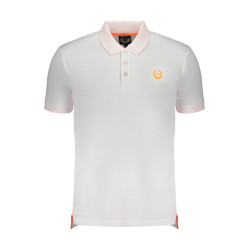 GIAN MARCO VENTURI WEISSES KURZÄRMELIGES POLOSHIRT FÜR HERREN