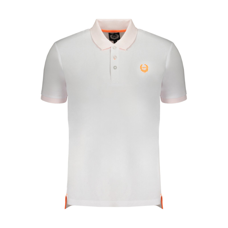 GIAN MARCO VENTURI WEISSES KURZÄRMELIGES POLOSHIRT FÜR HERREN
