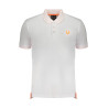 GIAN MARCO VENTURI WEISSES KURZÄRMELIGES POLOSHIRT FÜR HERREN