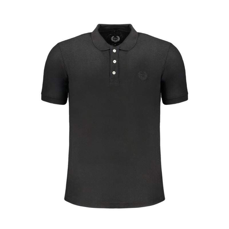 GIAN MARCO VENTURI POLO MANICHE CORTE UOMO NERO