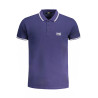 CAVALLI CLASS HERREN-KURZÄRMELIGES POLOSHIRT BLAU