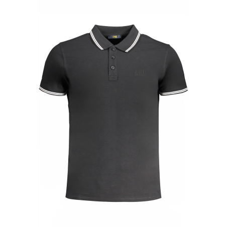 CAVALLI CLASS MEN&39S SHORT SLEEVED POLO SHIRT BLACK
