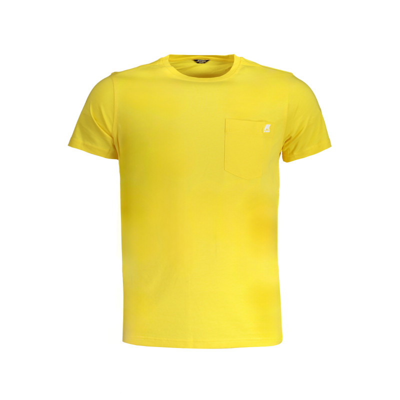 K-WAY GELBES KURZARM-T-SHIRT FÜR HERREN