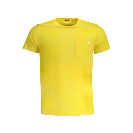 K-WAY GELBES KURZARM-T-SHIRT FÜR HERREN
