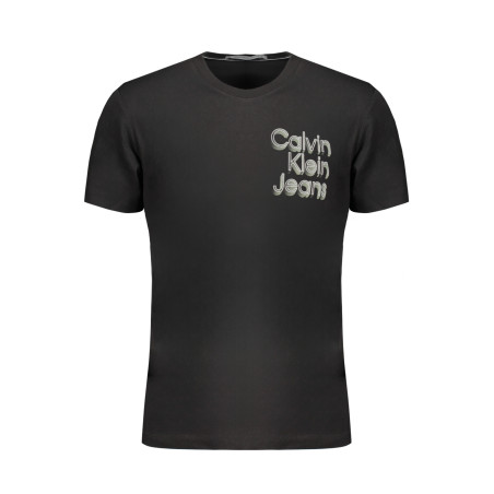 CALVIN KLEIN HERREN-KURZARM-T-SHIRT SCHWARZ
