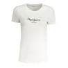 PEPE JEANS DAMEN KURZARM T-SHIRT WEISS