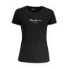PEPE JEANS WOMEN&39S SHORT SLEEVE T-SHIRT BLACK