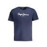 PEPE JEANS HERREN-KURZÄRMELIGES T-SHIRT BLAU