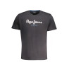 PEPE JEANS HERREN-KURZARM-T-SHIRT SCHWARZ