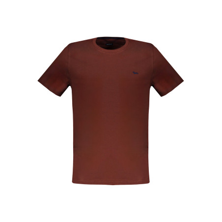 HARMONT & BLAINE HERREN-KURZARM-T-SHIRT BRAUN