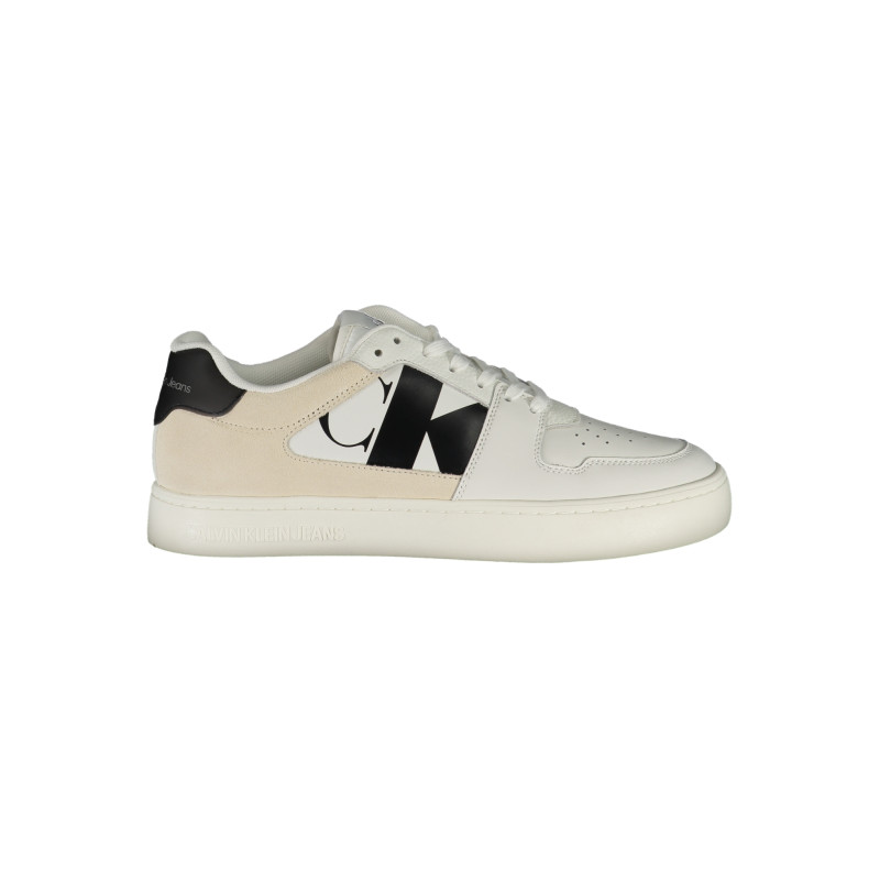 CALVIN KLEIN WEISSE HERREN-SPORTSCHUHE