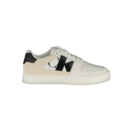 CALVIN KLEIN WEISSE HERREN-SPORTSCHUHE