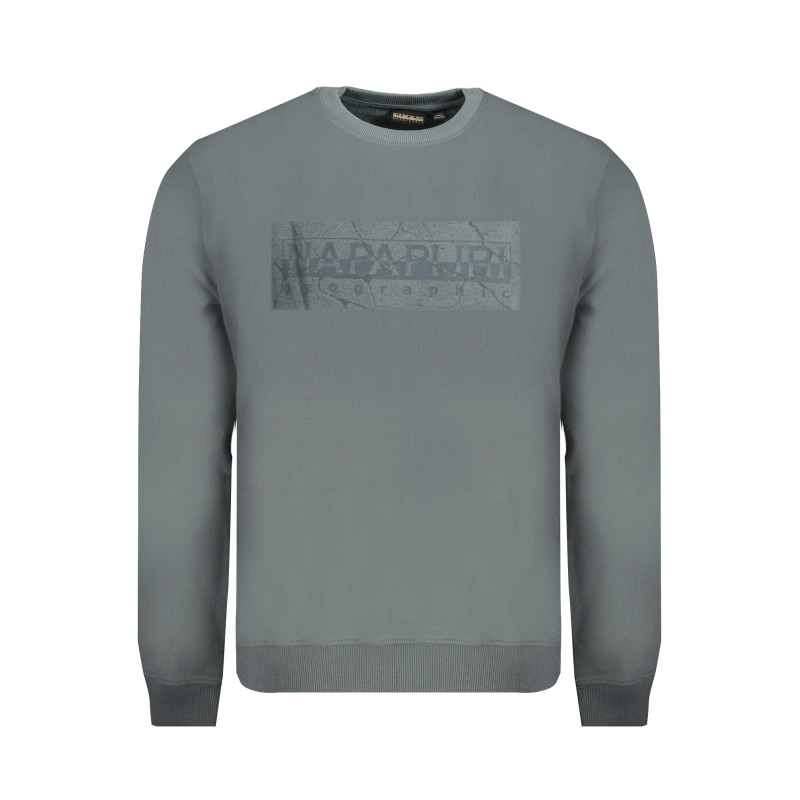 NAPAPIJRI GRÜNES HERREN-SWEATSHIRT MIT REISSVERSCHLUSS