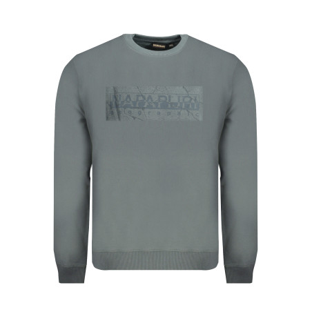 NAPAPIJRI GRÜNES HERREN-SWEATSHIRT MIT REISSVERSCHLUSS