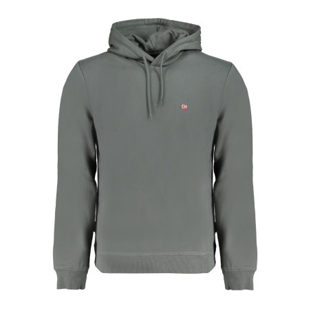 NAPAPIJRI GRÜNES HERREN-SWEATSHIRT MIT REISSVERSCHLUSS
