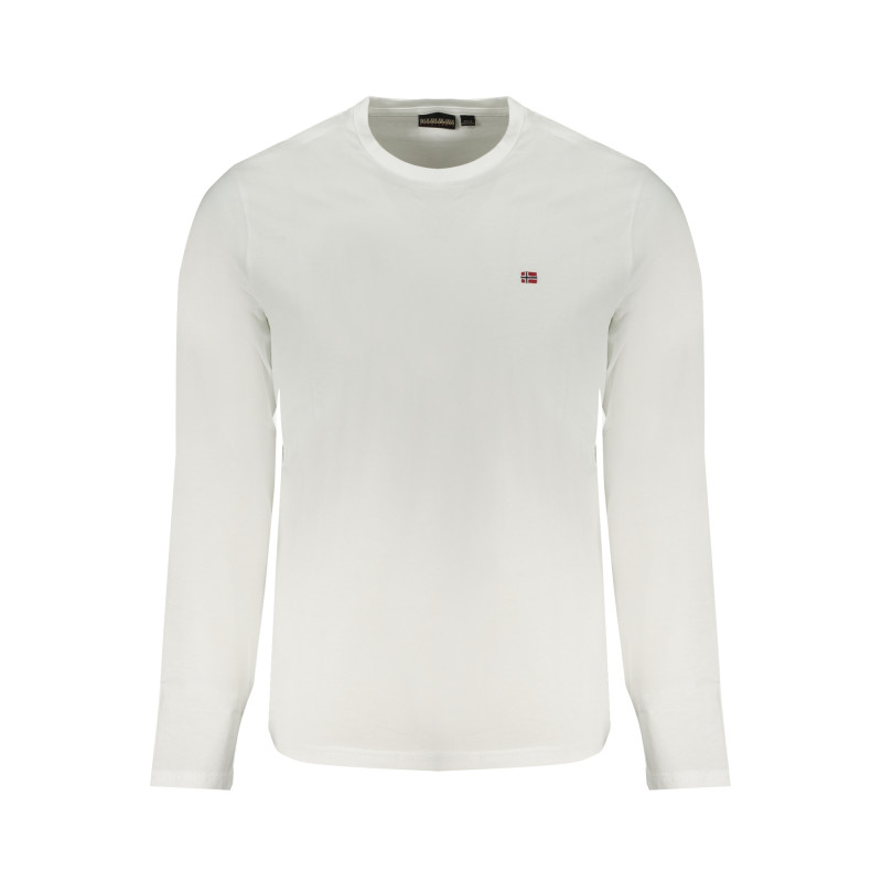 NAPAPIJRI LONG SLEEVE T-SHIRT MEN WHITE