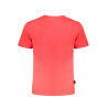 NAPAPIJRI HERREN-ROTES KURZARM-T-SHIRT