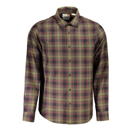 TIMBERLAND HERREN-GRÜNES LANGARMHEMD
