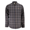 TIMBERLAND HERREN-LANGARMHEMD BLAU