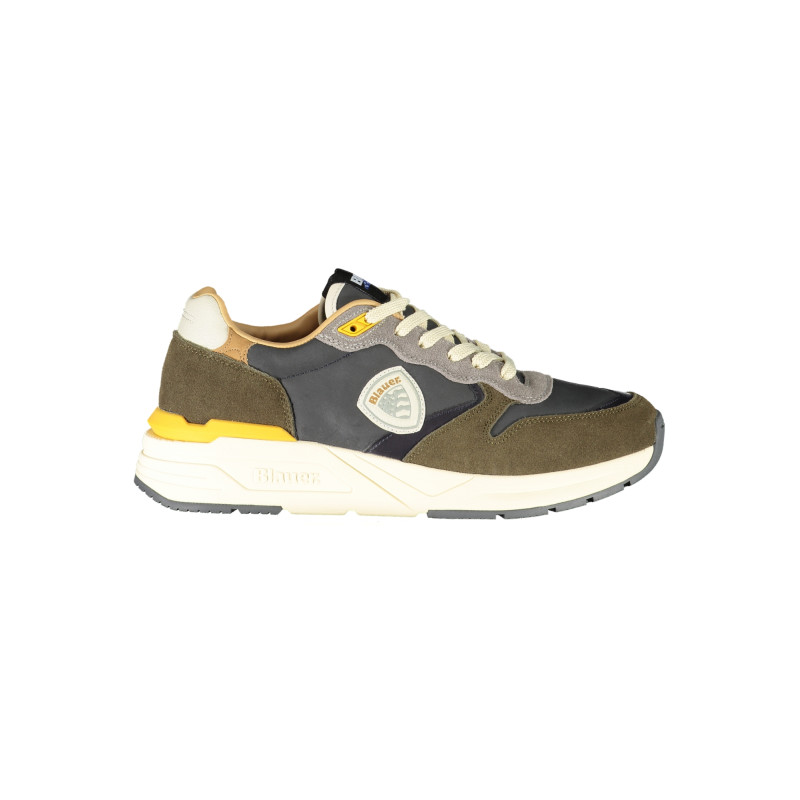 BLAUER GRÜNE HERREN-SPORTSCHUHE