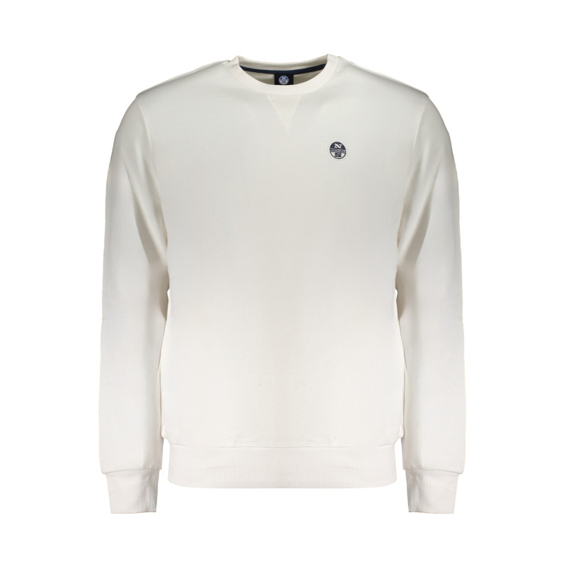 NORTH SAILS WEISSES SWEATSHIRT FÜR HERREN MIT REISSVERSCHLUSS