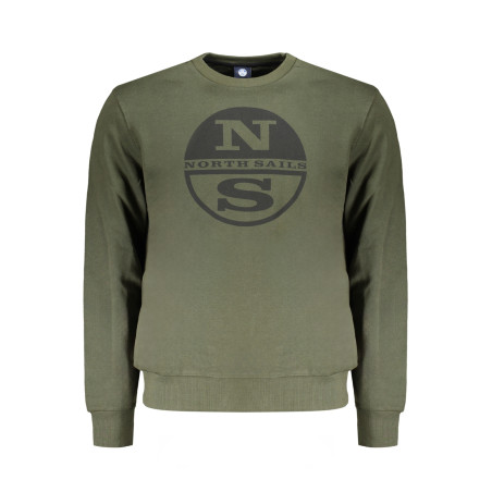 NORTH SAILS GRÜNES HERREN-SWEATSHIRT MIT REISSVERSCHLUSS
