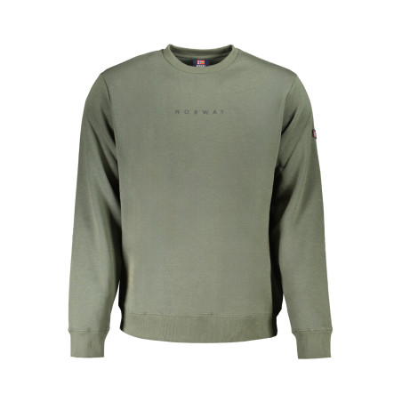 NORWEGEN 1963 GRÜNES HERREN-SWEATSHIRT MIT REISSVERSCHLUSS