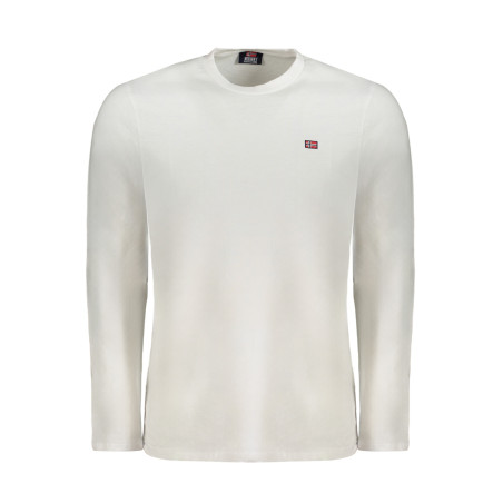 NORWEGEN 1963 WEISSES LANGARM-T-SHIRT FÜR HERREN