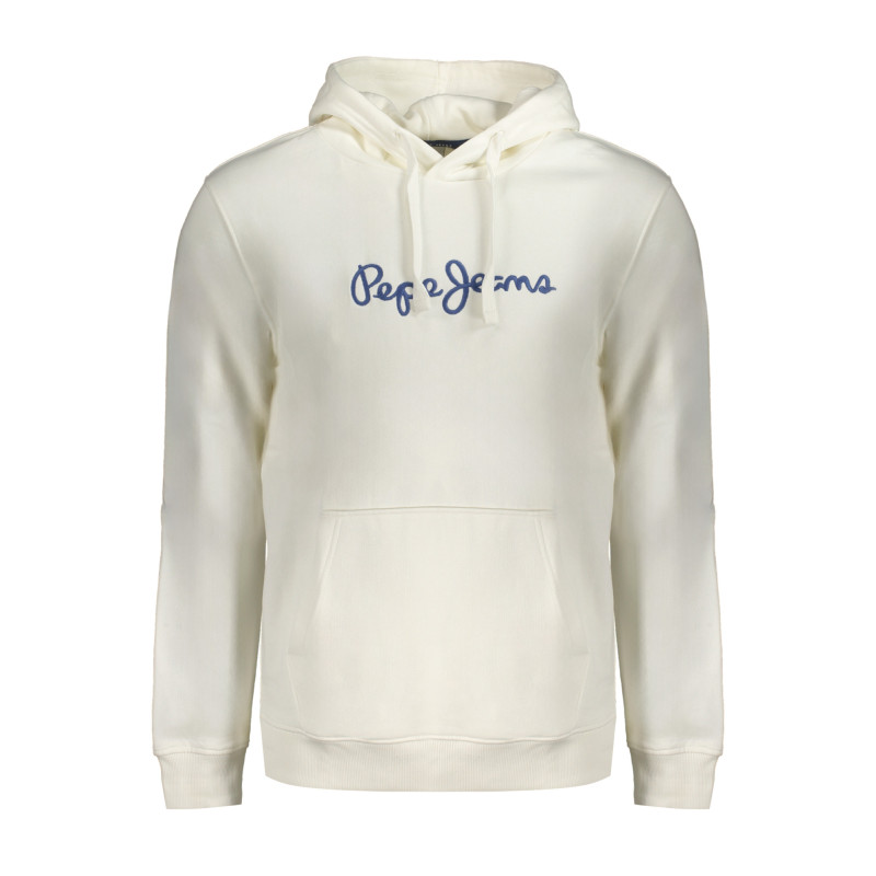 PEPE JEANS WEISSES SWEATSHIRT FÜR HERREN MIT REISSVERSCHLUSS