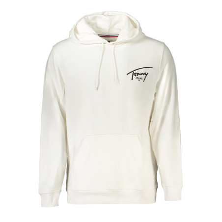 TOMMY HILFIGER WEISSES SWEATSHIRT FÜR HERREN MIT REISSVERSCHLUSS