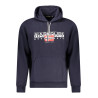 NAPAPIJRI BLAUES SWEATSHIRT FÜR HERREN MIT REISSVERSCHLUSS