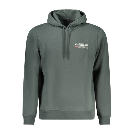 NAPAPIJRI GRÜNES HERREN-SWEATSHIRT MIT REISSVERSCHLUSS