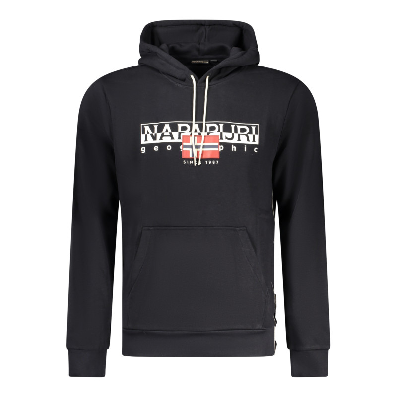 NAPAPIJRI SCHWARZES HERREN-SWEATSHIRT MIT REISSVERSCHLUSS