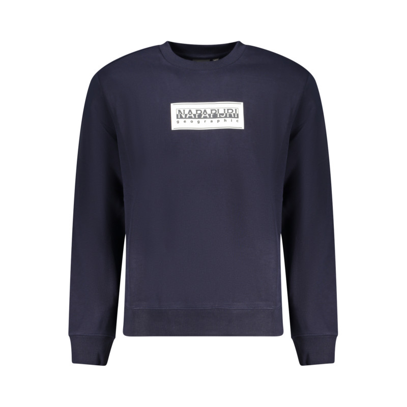 NAPAPIJRI BLAUES SWEATSHIRT FÜR HERREN MIT REISSVERSCHLUSS