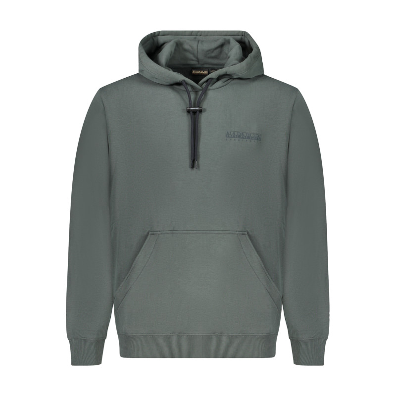 NAPAPIJRI GRÜNES HERREN-SWEATSHIRT MIT REISSVERSCHLUSS