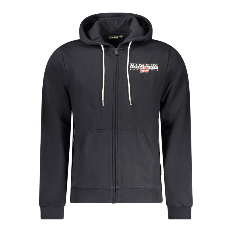 NAPAPIJRI HERREN-SWEATSHIRT MIT SCHWARZEM ZIP