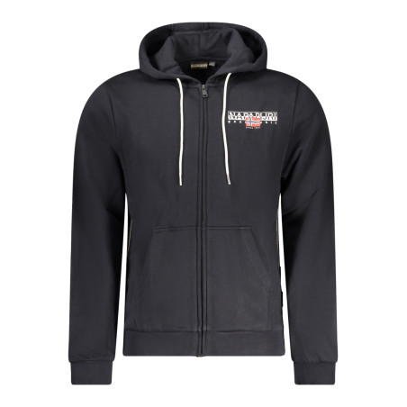 NAPAPIJRI HERREN-SWEATSHIRT MIT SCHWARZEM ZIP