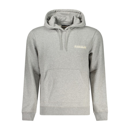 NAPAPIJRI GRAUES SWEATSHIRT FÜR HERREN MIT REISSVERSCHLUSS