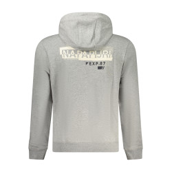 NAPAPIJRI GRAUES SWEATSHIRT FÜR HERREN MIT REISSVERSCHLUSS
